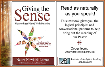 Giving the Sense book